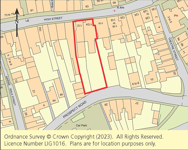 Lot: 107 - FREEHOLD INVESTMENT WITH PLANNING FOR DETACHED HOUSE TO THE REAR -